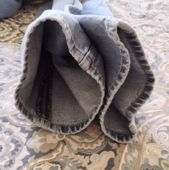 Levi's 505 Straight Leg Denim Jeans Sz 38 - Picture 8 of 11